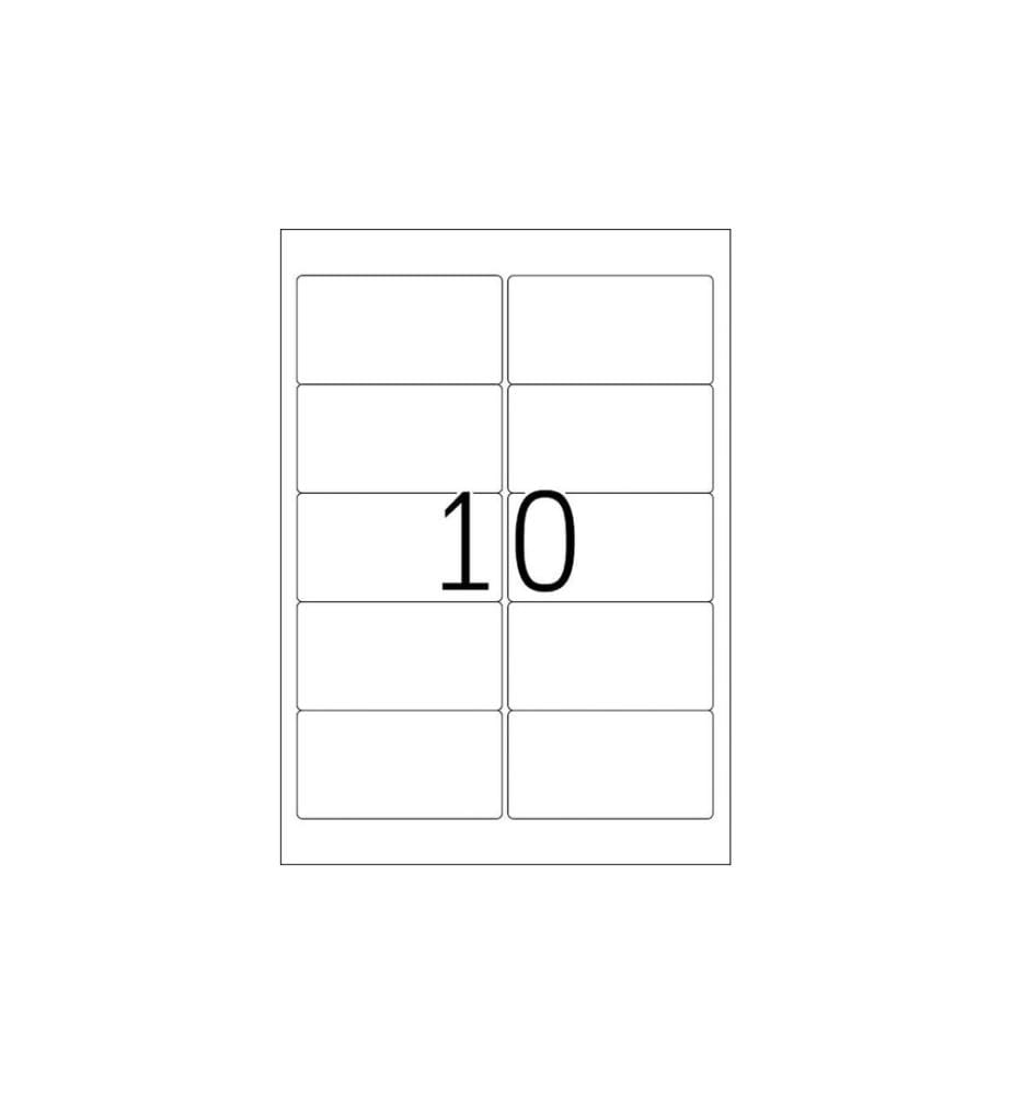 HERMA - Folien-Etiketten 96 x 50.8 mm, 25 Blatt