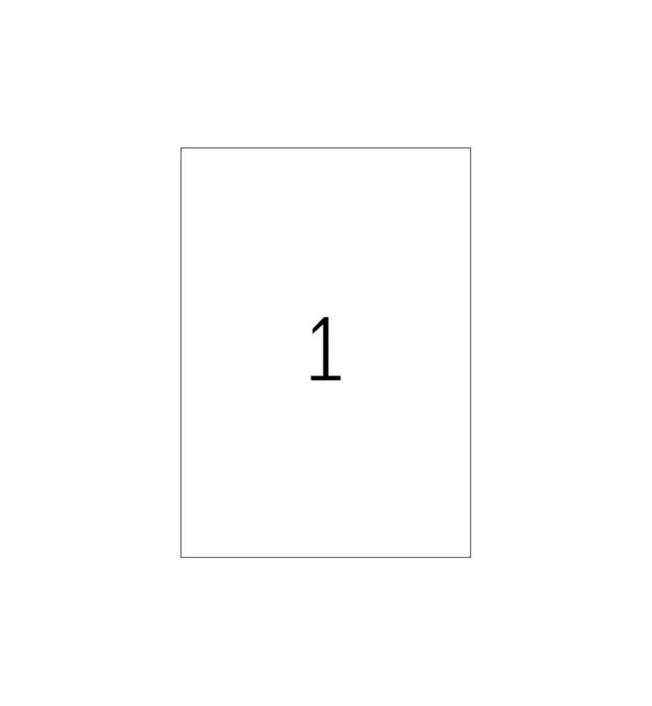 HERMA - Folien-Etiketten 210 x 297 mm, 25 Blatt