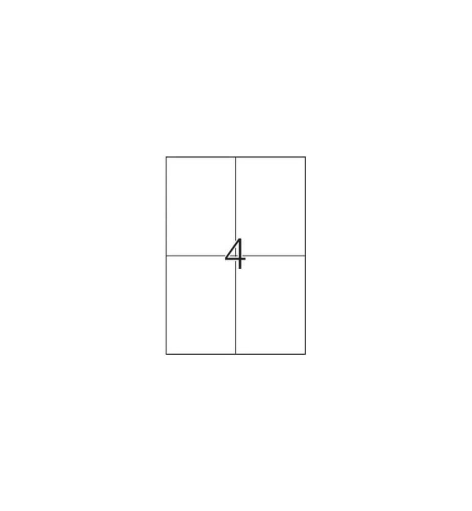 HERMA - TopStick Etiketten A4, 105 x 148 mm, Weiss, 400 Etiketten
