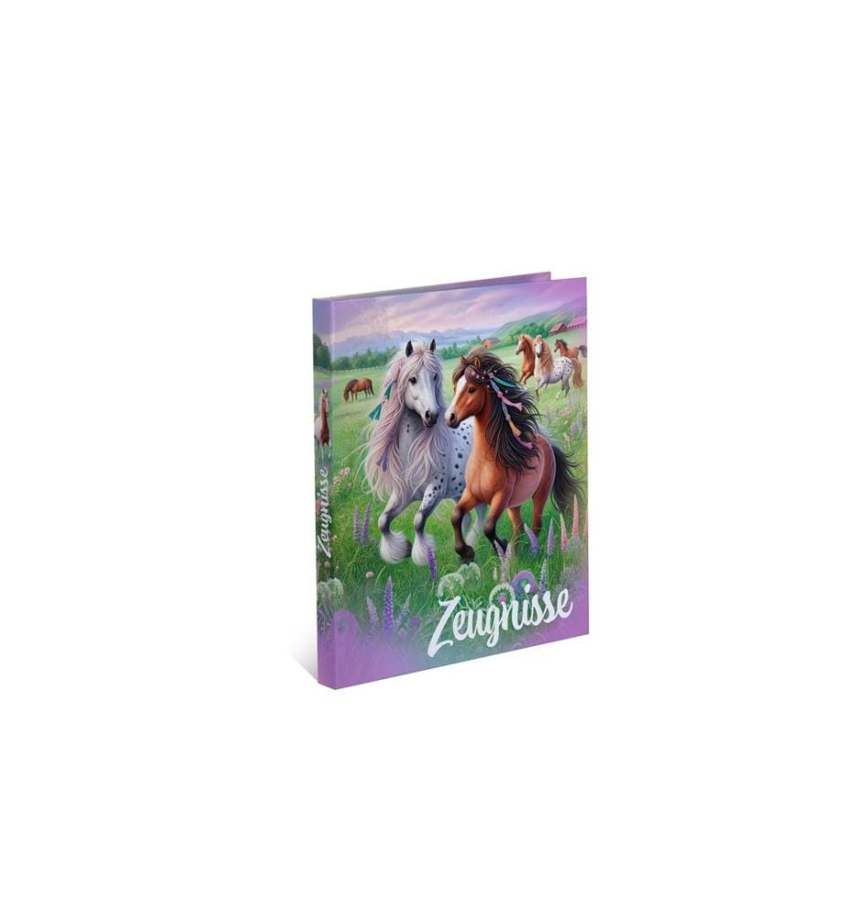 HERMA - Classeur à anneaux Témoignage A4 Monde du cheval 1 pièce