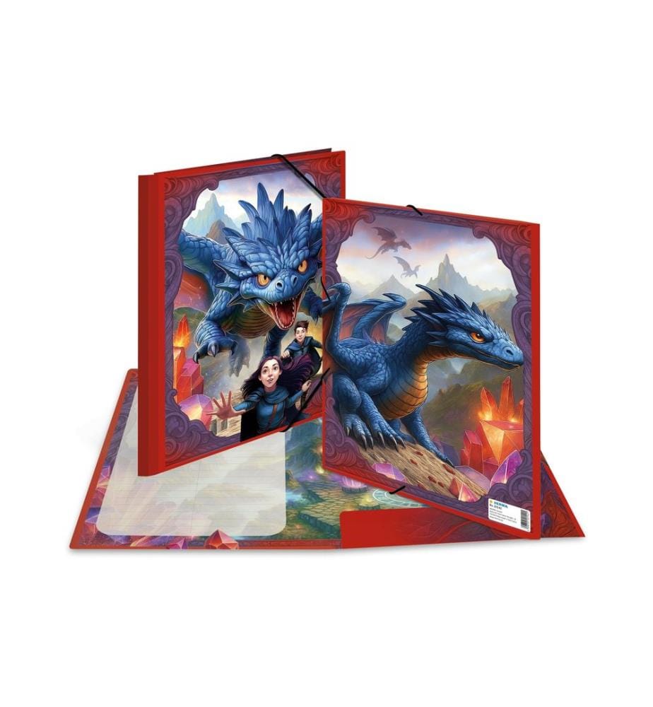 HERMA - Dossier de dessin A4 Dragon Bleu