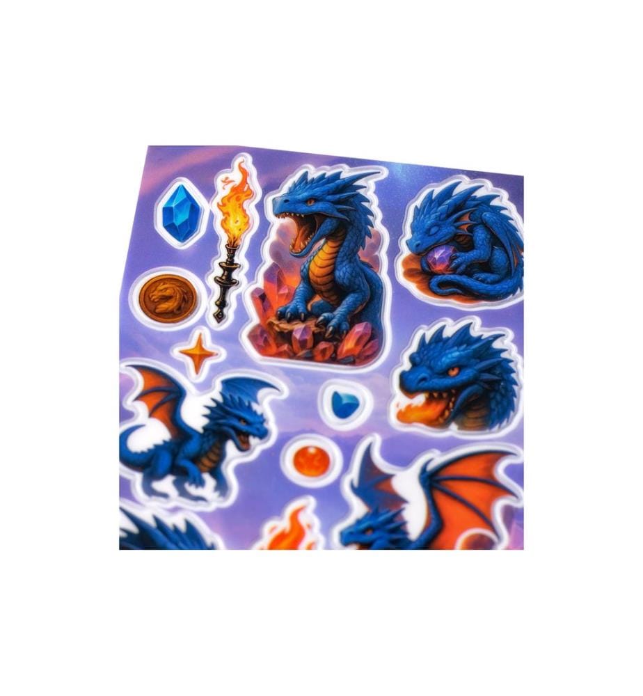 HERMA - Stickers Autocollant à motif Dragon 14 Pièce/s