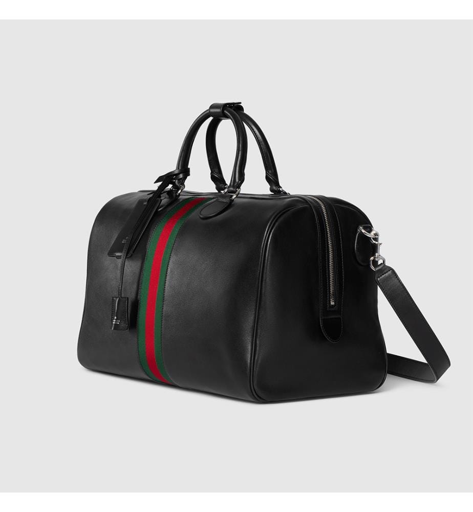 Web Trademark Medium Duffle Bag - Schwarz