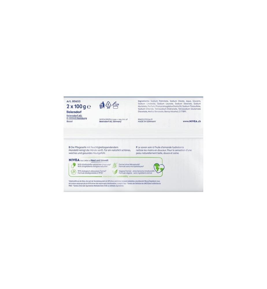 NIVEA - Seife Creme Soft Quattro 400 g