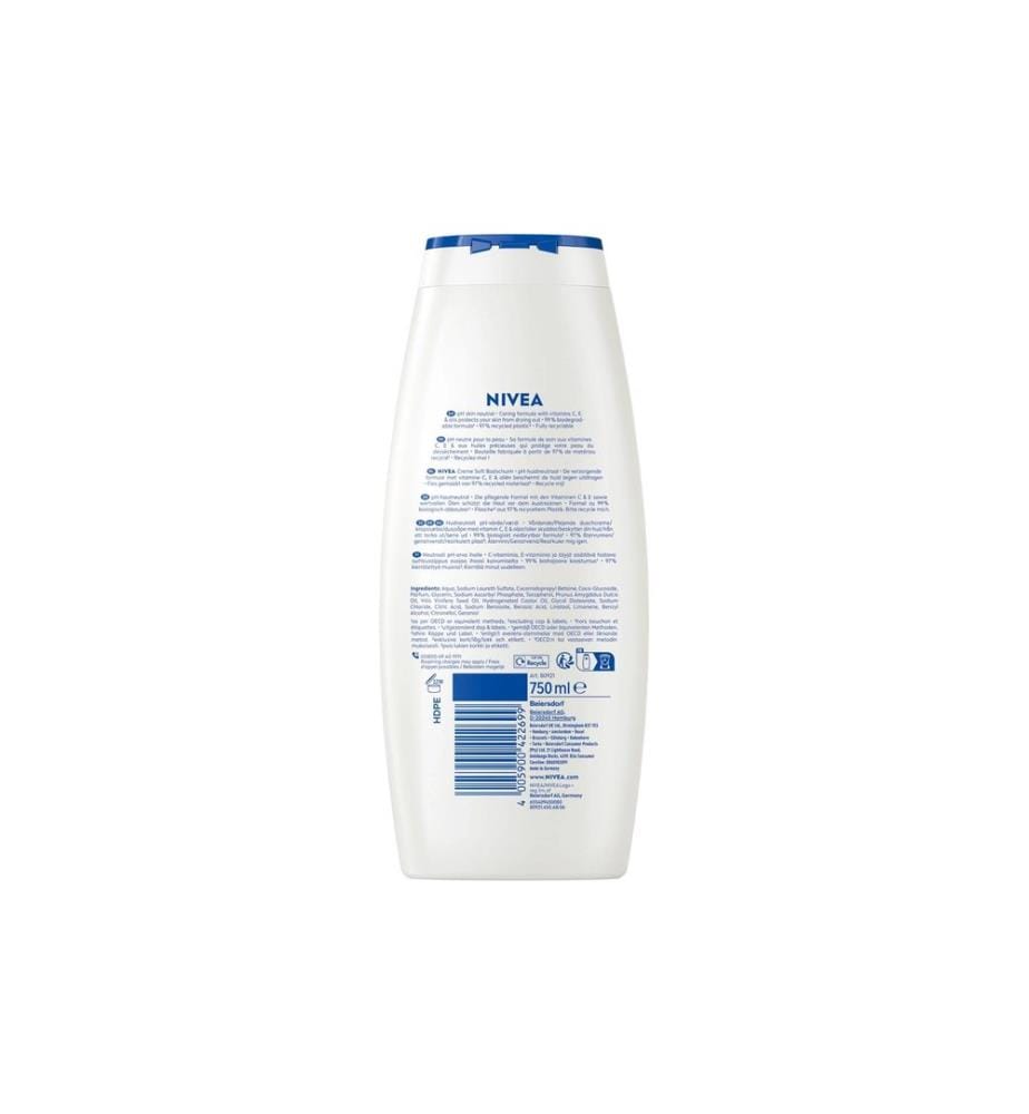 NIVEA - Pflegebad Creme Soft 750 ml