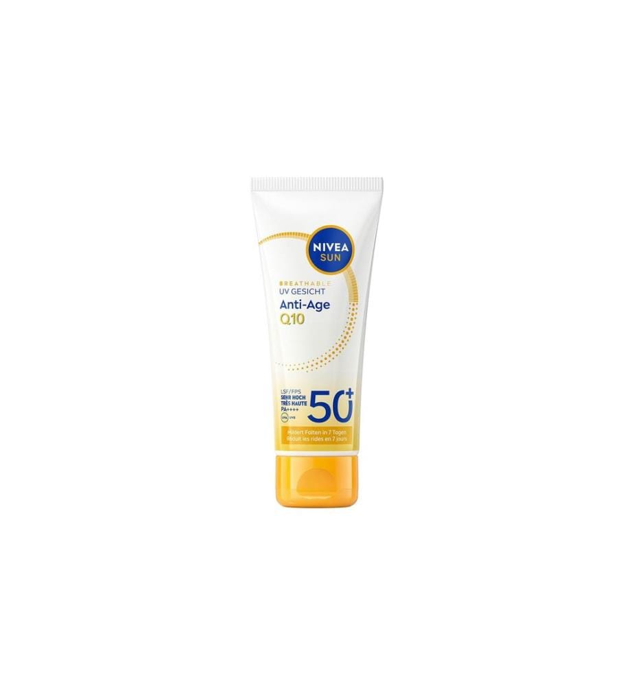 NIVEA SUN - Sonnencreme UV Face Anti-Age Q10 LSF 50+ 40 ml