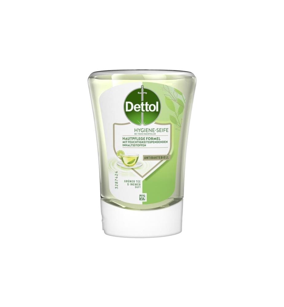 DETTOL - Savon No-Touch Recharge Thé Vert & Gingembre 250 ml