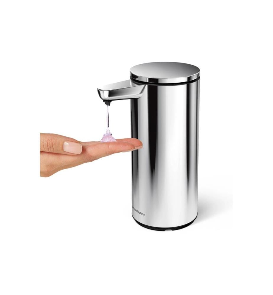 SIMPLEHUMAN - Distributeur à capteur Rechargeable 266 ml, Acier inoxydable