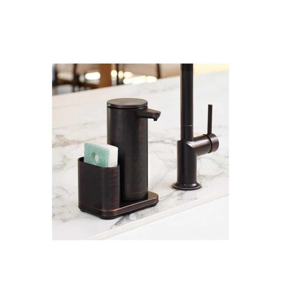 SIMPLEHUMAN - Sensorspender mit Caddy 414 ml, Bronze