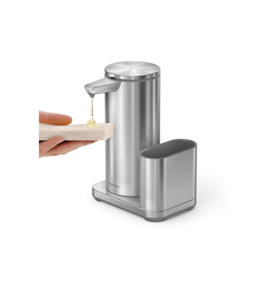 SIMPLEHUMAN - Dispenser a sensore con custodia 414 ml, argent