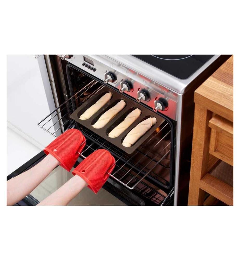 Lékué - Set di teglie da forno silicone, Marron