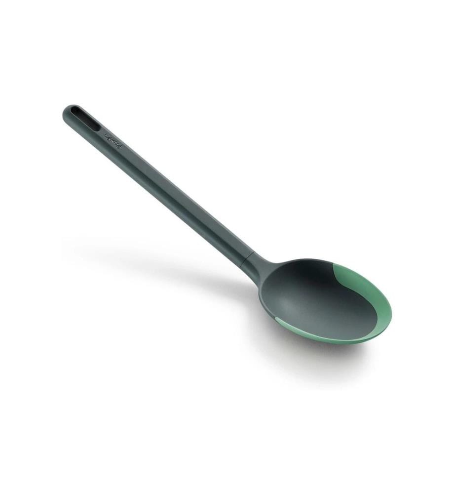 Lékué - Cuillère de service PBT/silicone, vert/noir