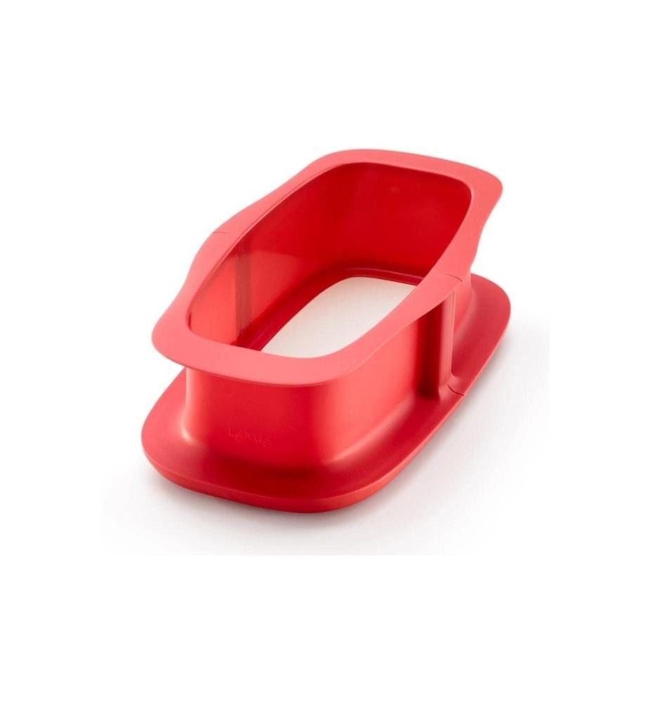 Lékué - Moule à charnière avec assiette, Silicone / céramique, 24 cm