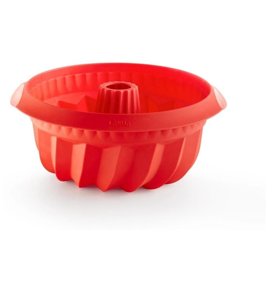 Lékué - Backform Silikon, ø 22 cm, Rot