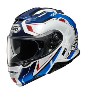 Modulierbarer Helm Neotec Ii Respect Tc-1 - Weiss und Blau
