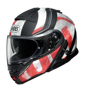 Klapphelm Neotec II Jaunt TC-1 - Matt-Schwarz, Weiss, Rot