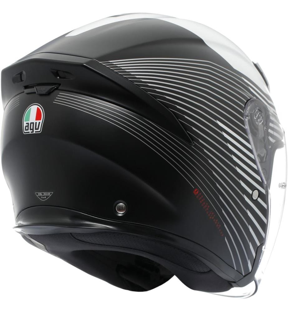 Casque Jet K5 Evo Control  - Mat noir et Blanc