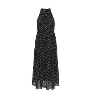 Maxi abito Petra - Bianco e nero