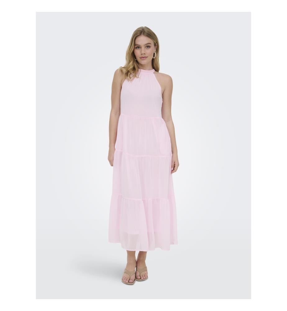 Robe Longue Petra - Rose Clair