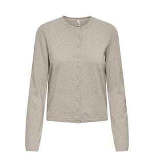 Strickjacke - Beige Melange