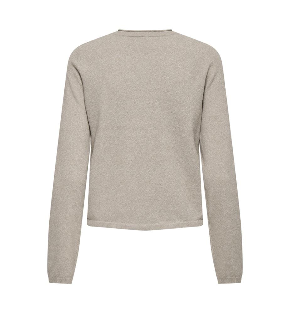 Strickjacke - Beige Melange