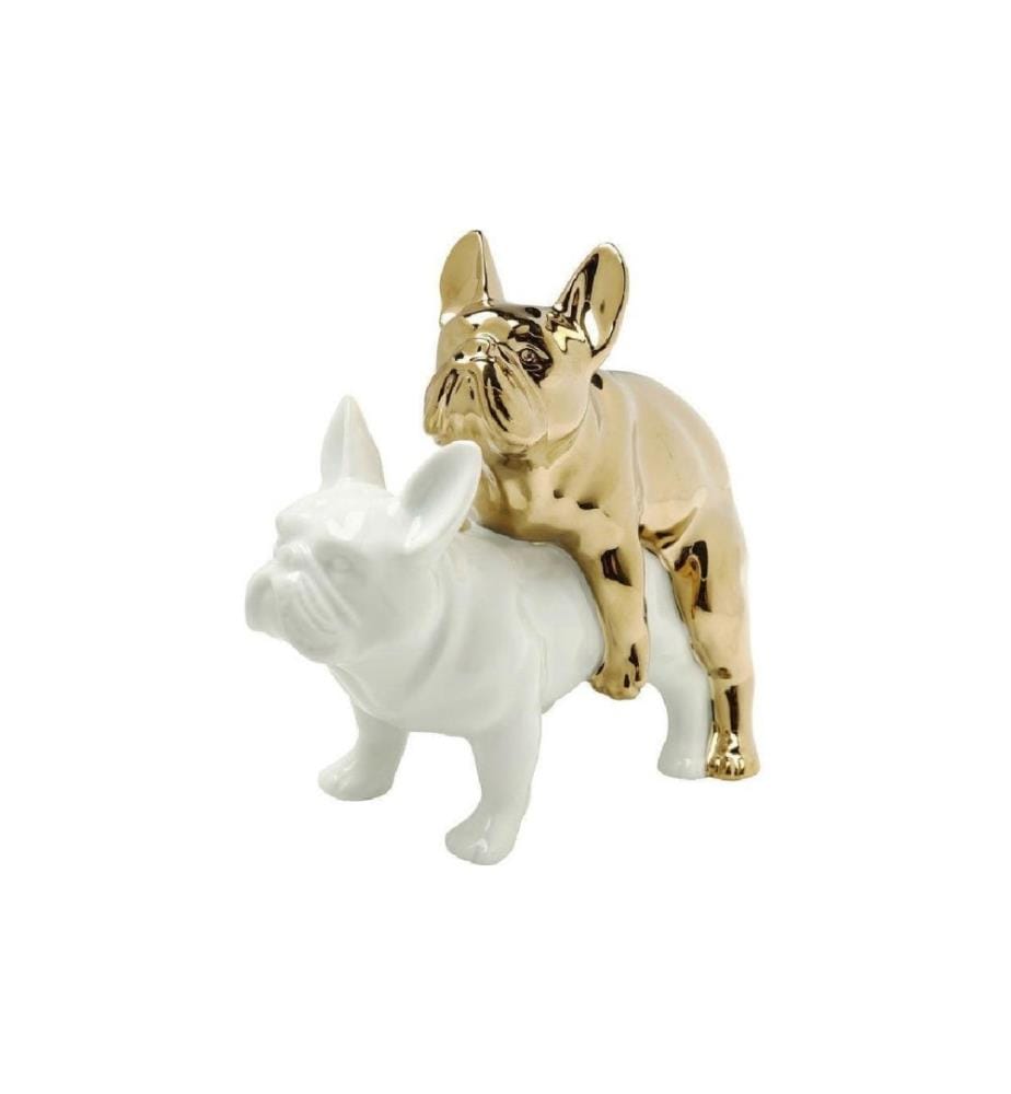 Kare Chiens d'amour Blanc/Or