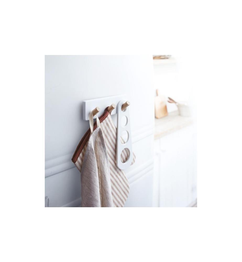 YAMAZAKI - Crochet mural Tosca Nature/Blanc