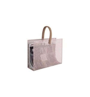 PRESENT TIME - Zeitungsständer Perky Mesh Hellrosa