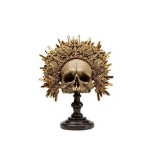 Kare Figure décorative King Skull Doré