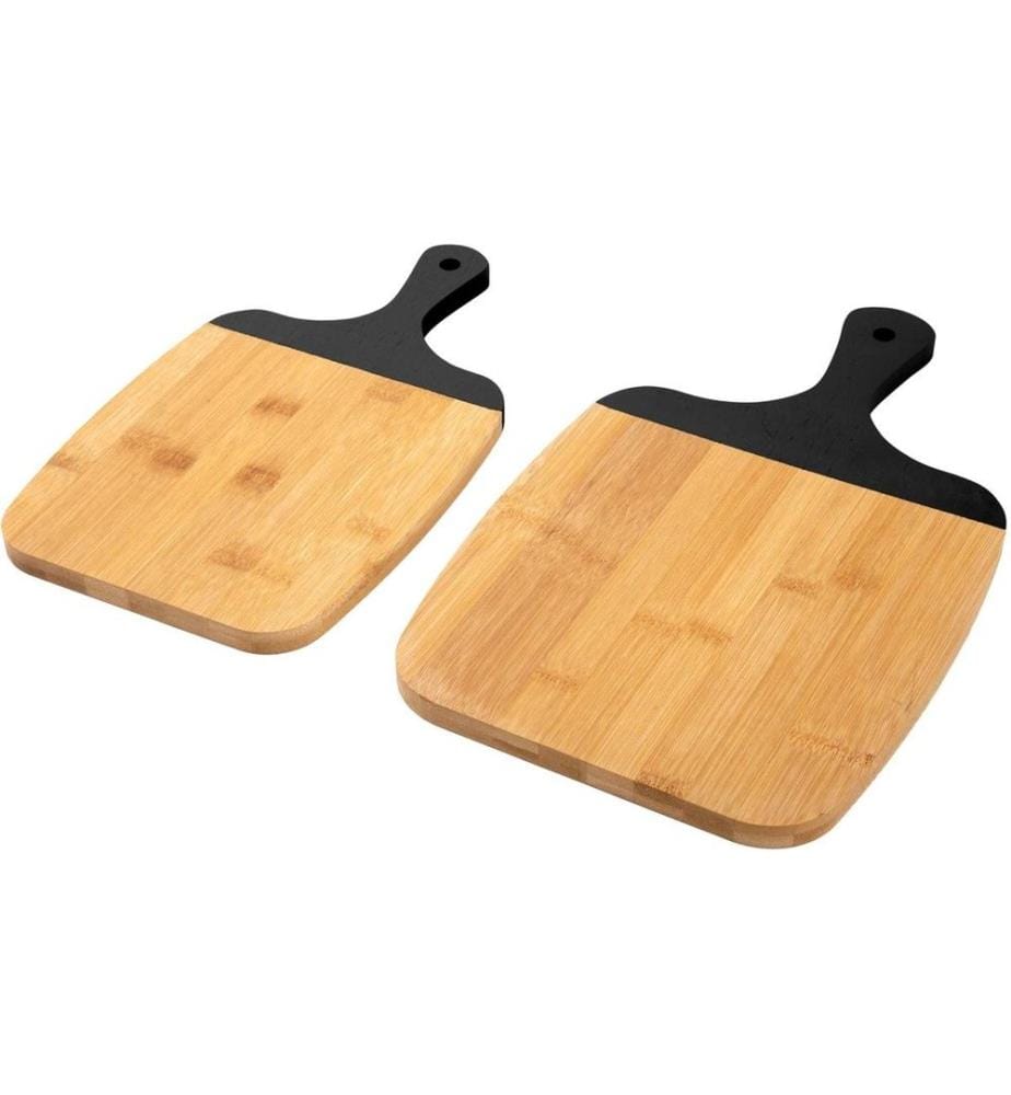 PRESENT TIME - Kits de planches à découper Gourmet 19 cm x 33 cm,  Noir