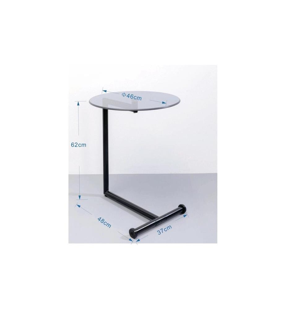 Kare Table d'appoint Easy Living 46 cm, noir