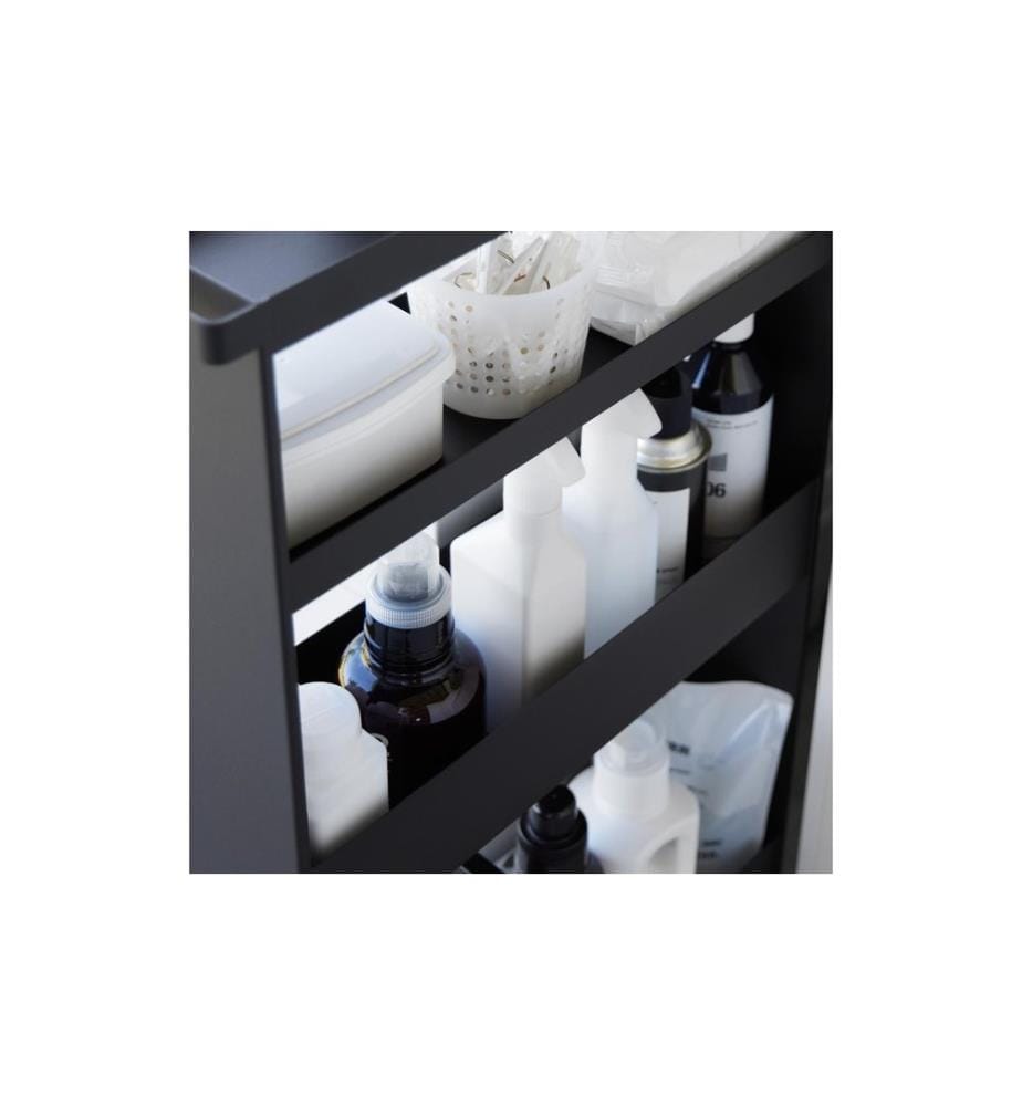 YAMAZAKI - Chariot de cuisine Tour 48 x 80.5 cm, noir