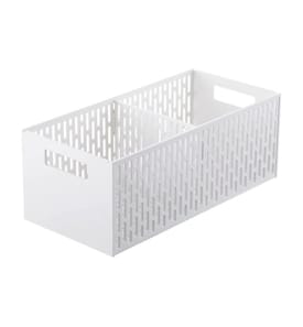 YAMAZAKI - Aufbewahrungskorb Tower 15.3 x 32 x 12.2 cm, Weiss