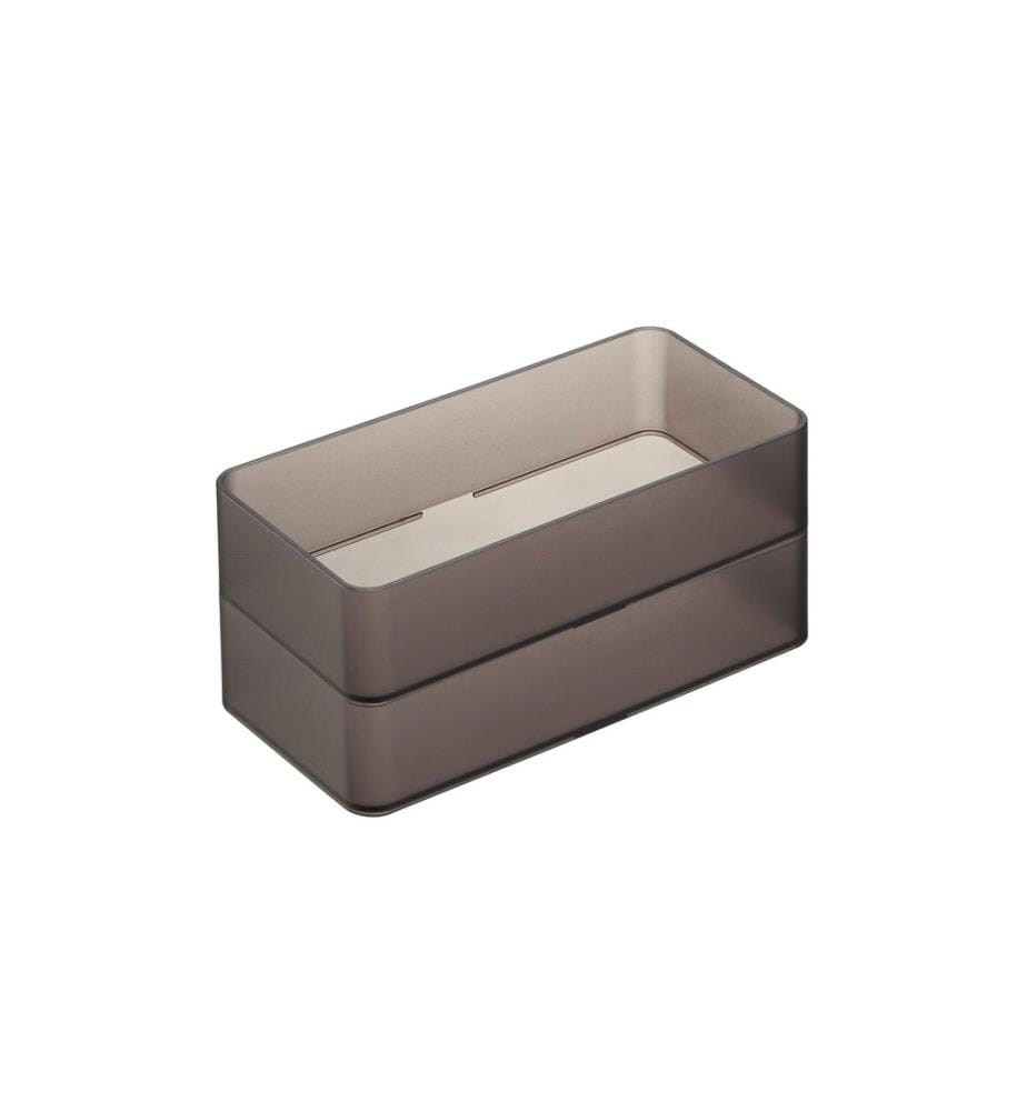 YAMAZAKI - Schubladenbox Organizer M Tower 2er Set Schwarz