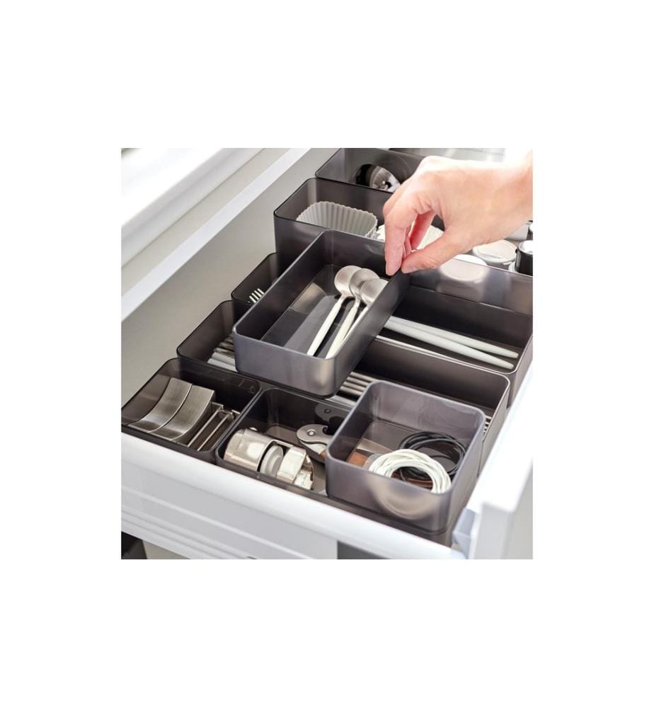 YAMAZAKI - Schubladenbox Organizer M Tower 2er Set Schwarz