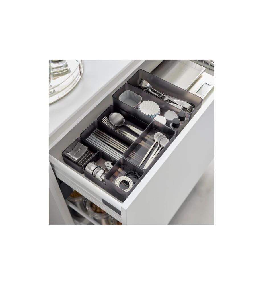 YAMAZAKI - Schubladenbox Organizer M Tower 2er Set Schwarz