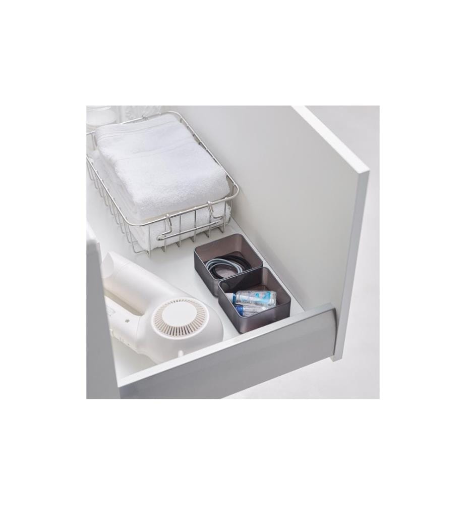 YAMAZAKI - Boîte à tiroirs Organizer S Tower Set de 2 pièces Noir