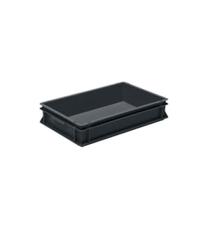 UTZ - Boîte empilable RAKO ESD 600 x 400 x 117 Noir
