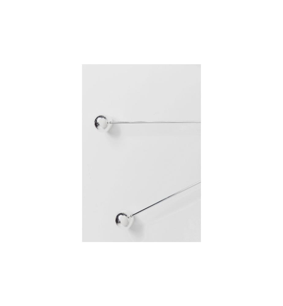 Kare Wanduhr Umbrella Ø 60 cm Chrome