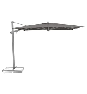 Suncomfort by Glatz - Sonnenschirm Varioflex, 300 x 300 cm, Steingrau