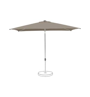 Suncomfort by Glatz - Sonnenschirm Pop Up, 250 x 200 cm, Light Taupe