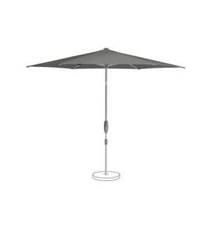 Suncomfort by Glatz - Sonnenschirm Shell Turn 300 cm, Stone Grey