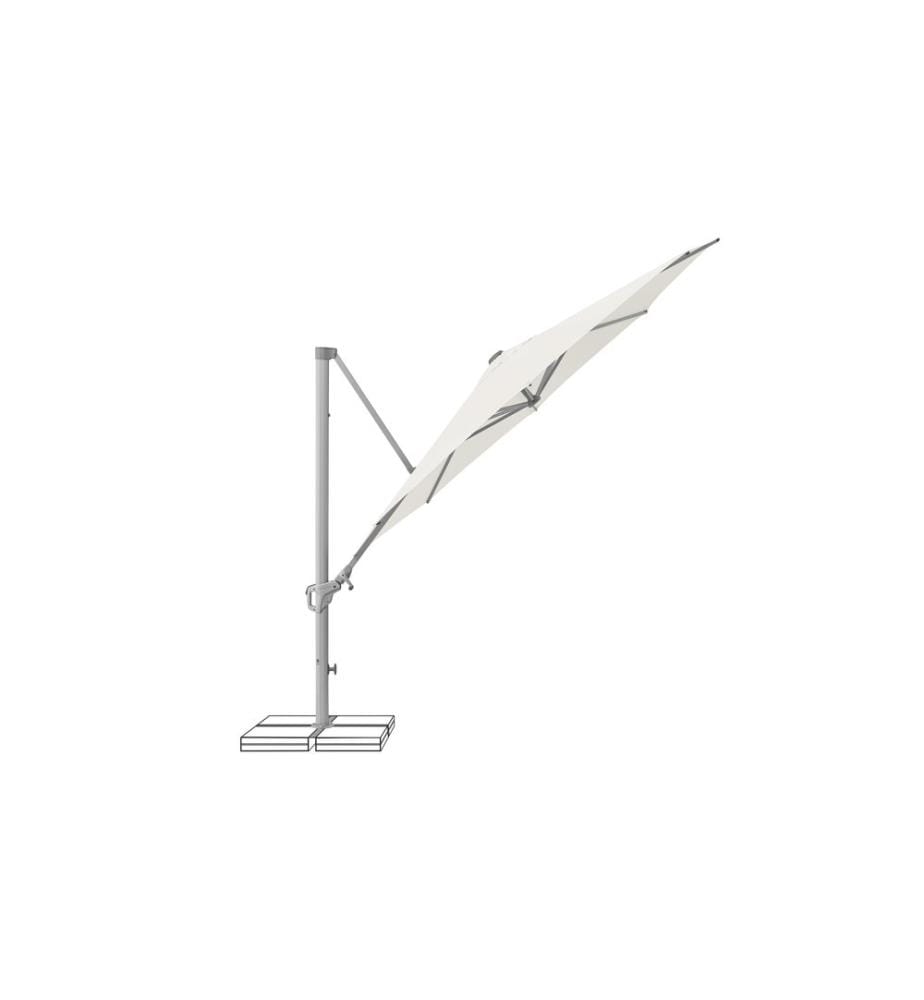 Suncomfort by Glatz - Parasol Familyflex Blanc sable, Ø 300 mm