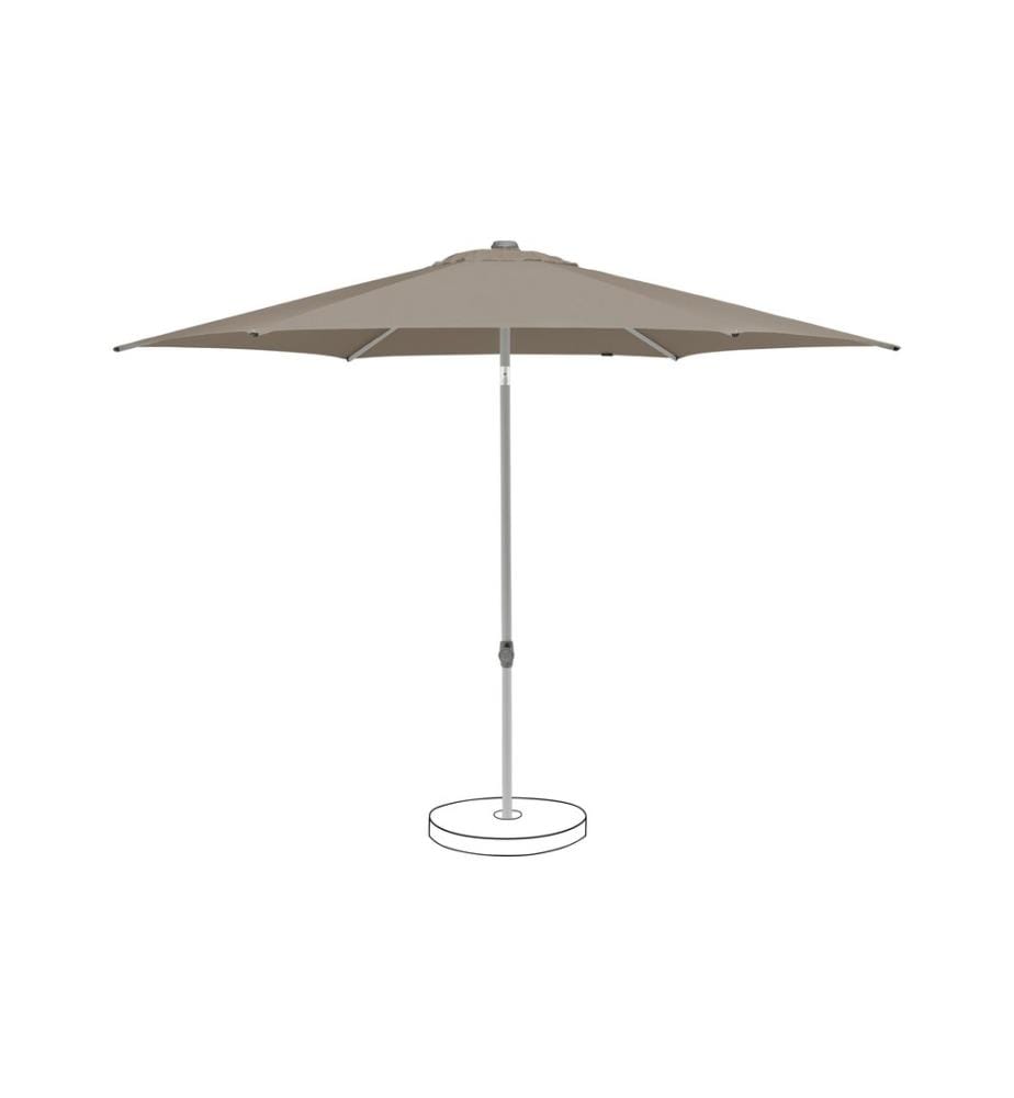 Suncomfort by Glatz - Parasol Pop Up Taupe clair, Ø 300 mm