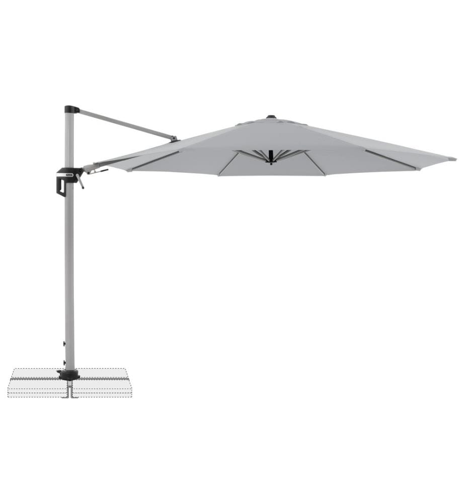 Doppler - Sonnenschirm Active 370 - Hellgrau