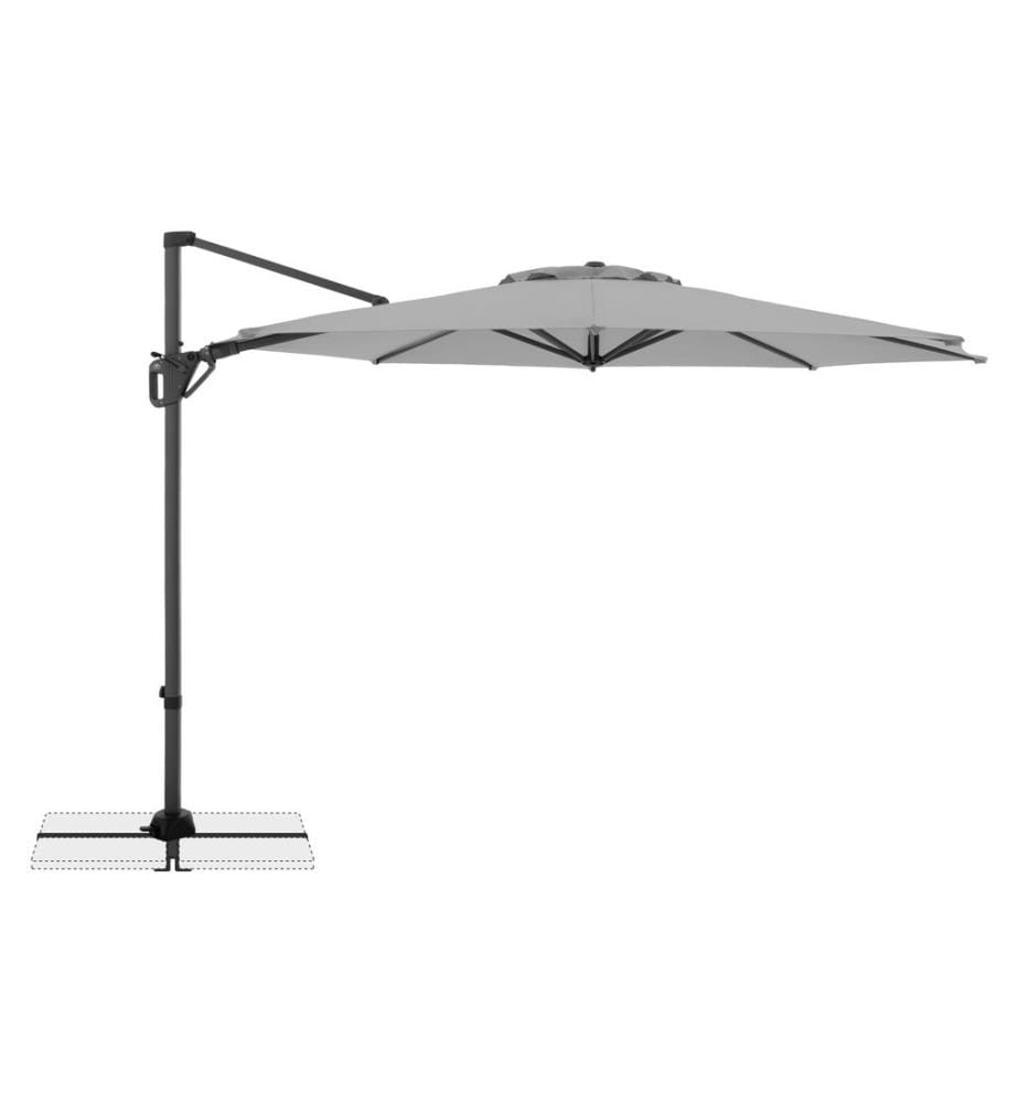 Doppler - Parasol Life 310 Side - Gris clair