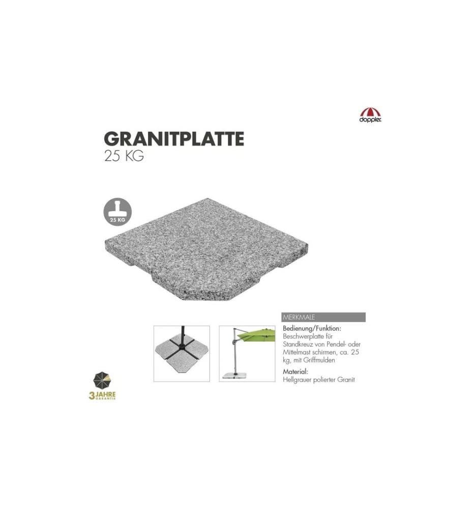 Doppler - Granit Design-Platte ECO 25 kg