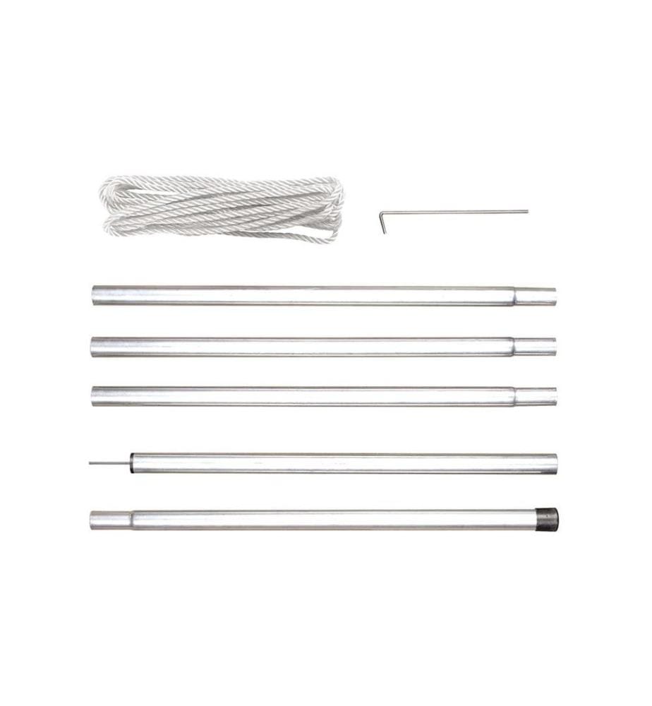 PEREL - Stangensatz 2.5 m, mit Spannleinen,