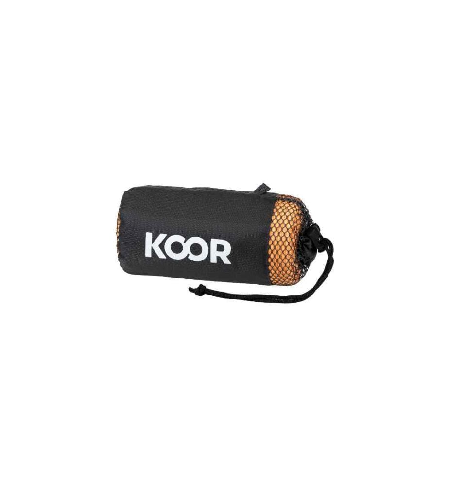 KOOR - Serviette de bain Silva Onda Arancia L 80 x 130 cm