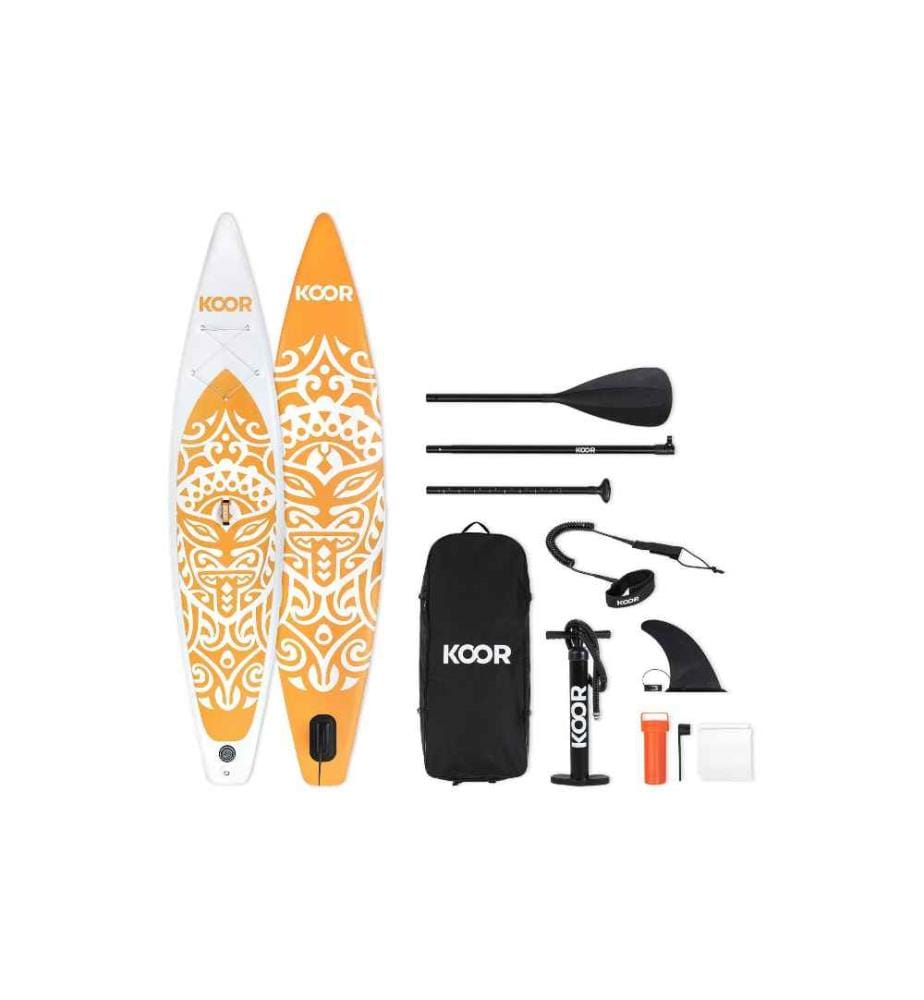 KOOR - Planche de SUP Moolaka Touring 11`6 (353 cm) Set Arancia